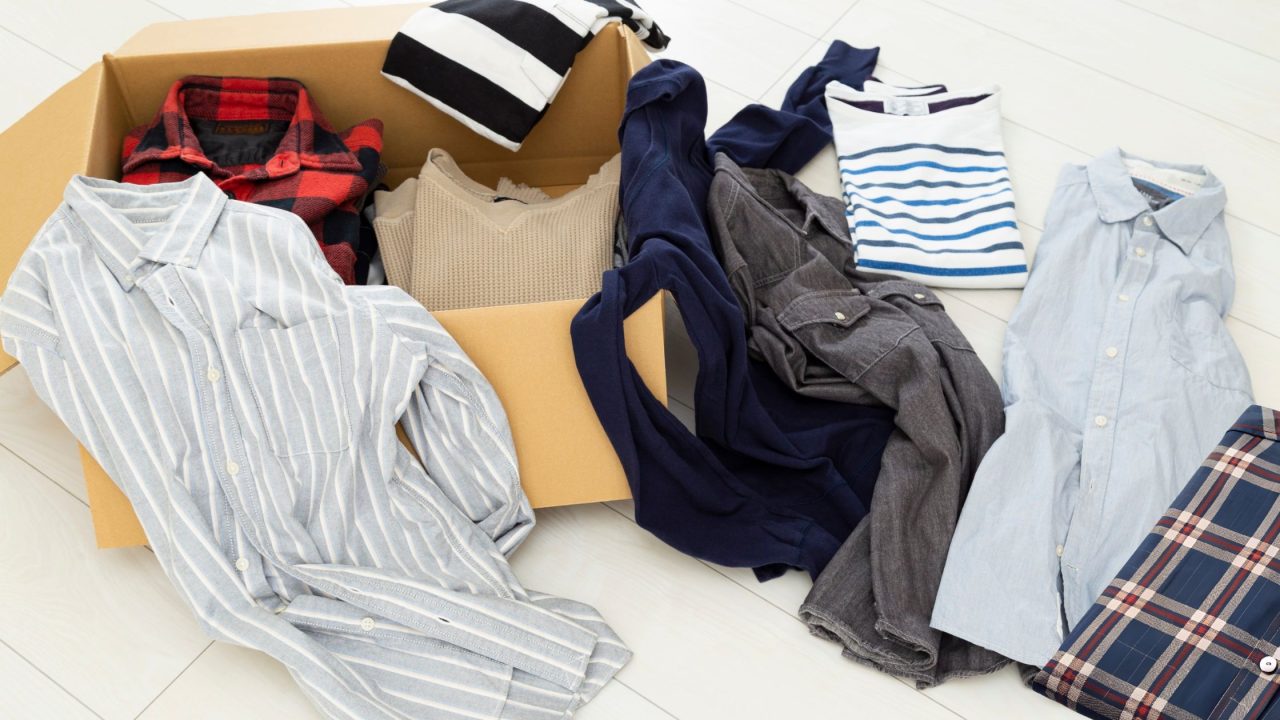 荷物の量によって箱サイズを決める