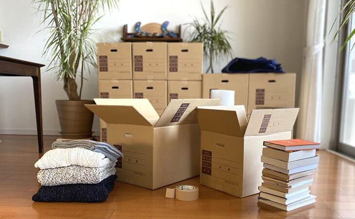 引っ越しダンボール　引っ越しセット　ガムテープ　引っ越しの準備