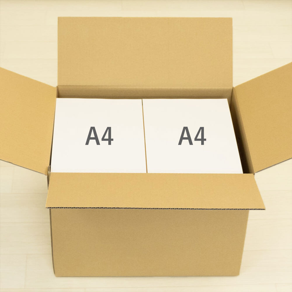 A4用紙2枚が余裕をもって入る大きさ