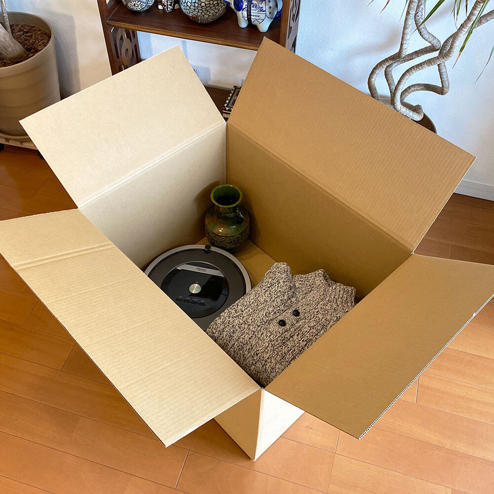 大容量でまとめて梱包できる