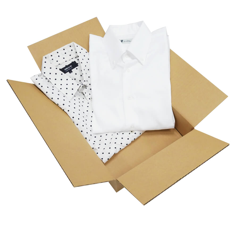 シャツが２～３枚梱包可能なサイズ