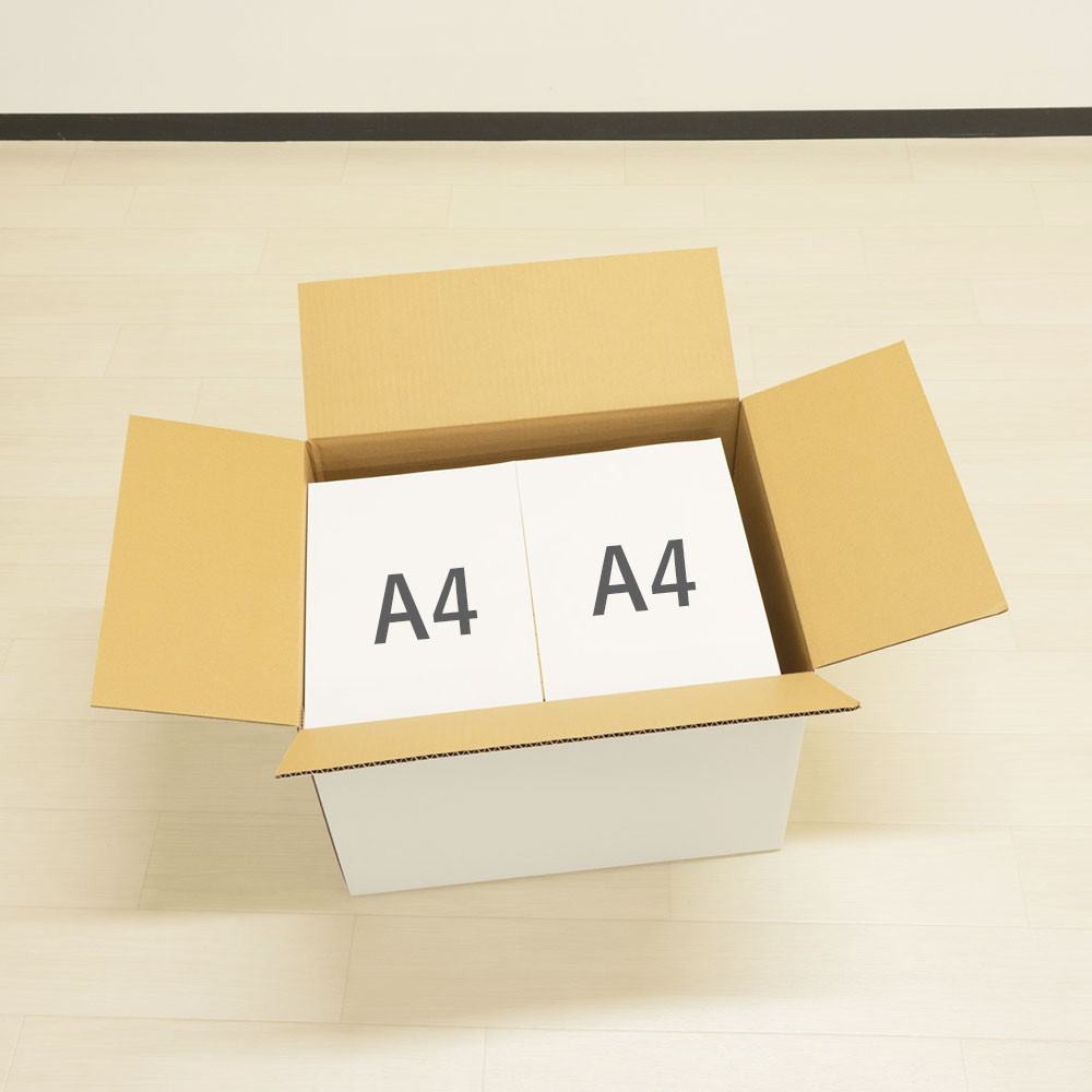 A4用紙2枚が入る大きさ