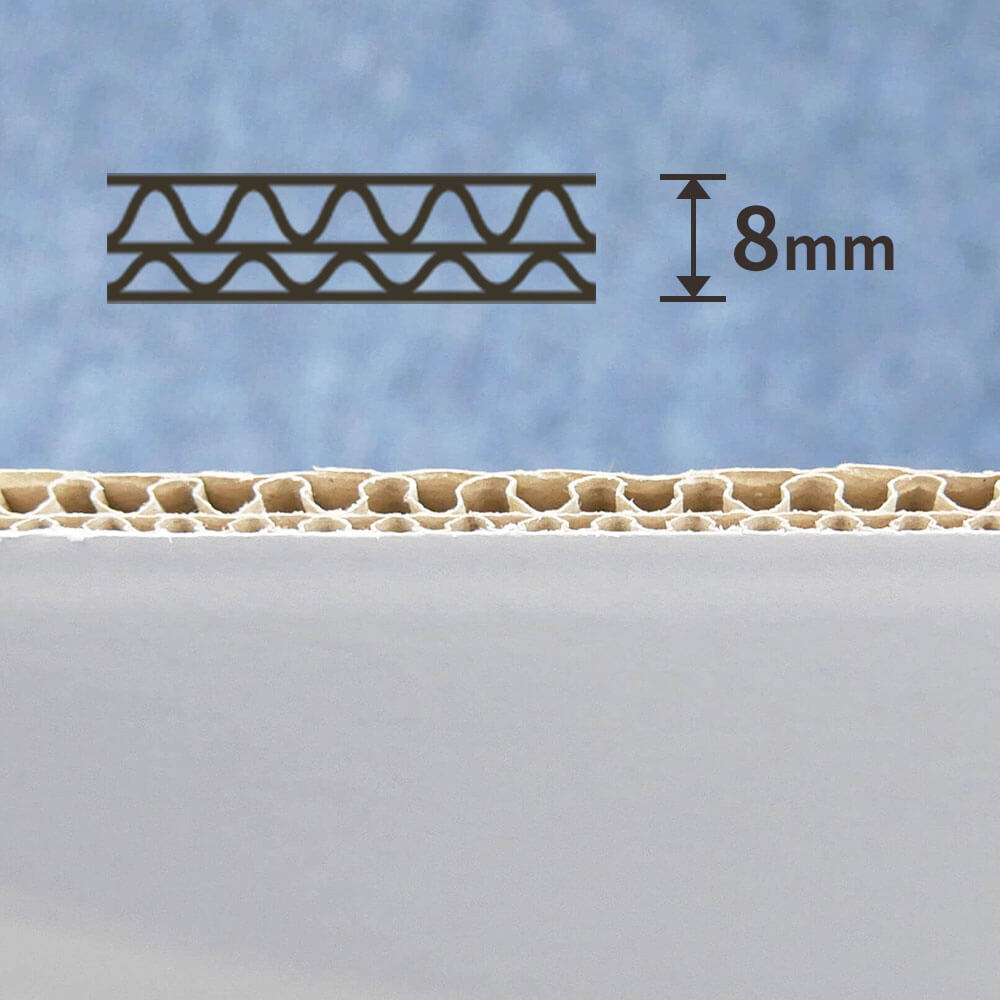 厚みと強度のあるWフルート