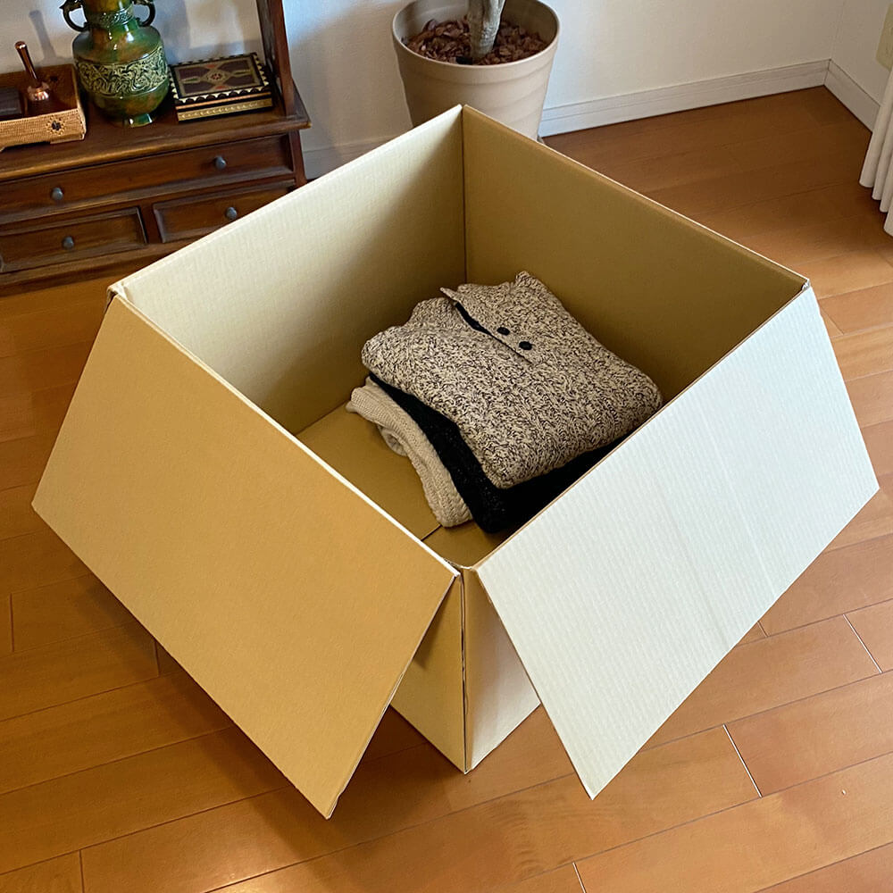 大容量でまとめて梱包できる