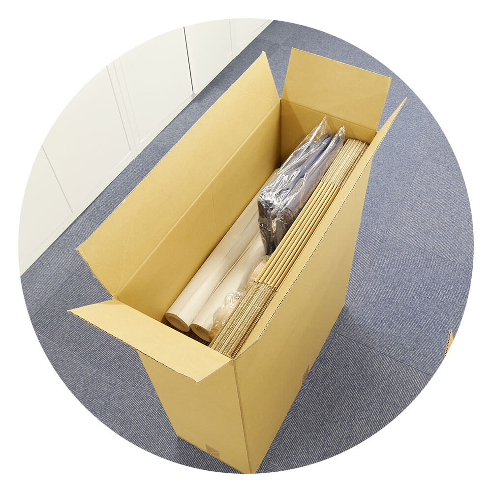 コンパクトな梱包