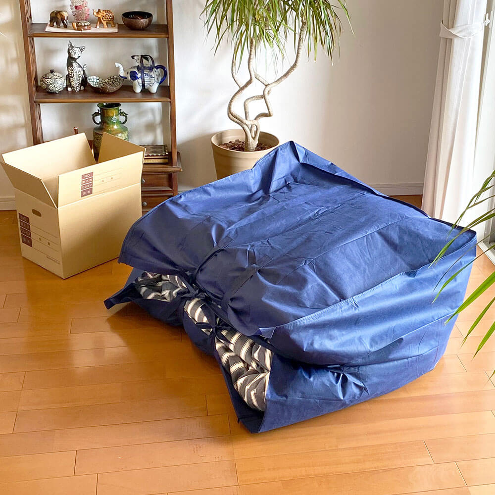 厚手でたっぷり入る丈夫な布団袋