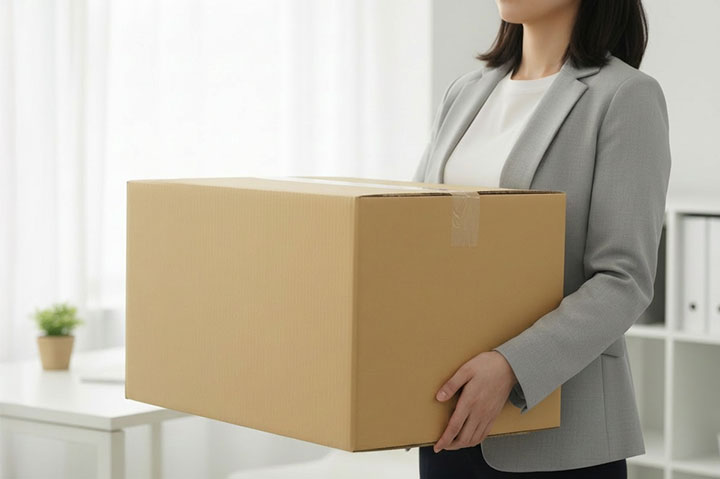 宅配140サイズ ダンボール箱のイメージ