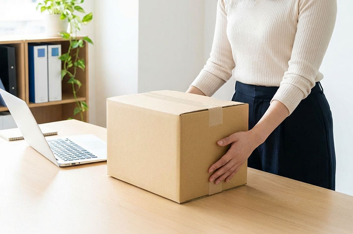 宅配80サイズ ダンボール箱のイメージ