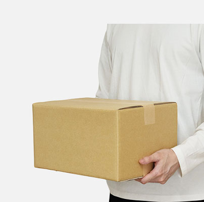 80サイズダンボール箱　34×25×19cm