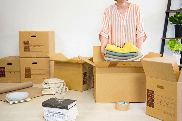 引越しダンボールのイメージ
