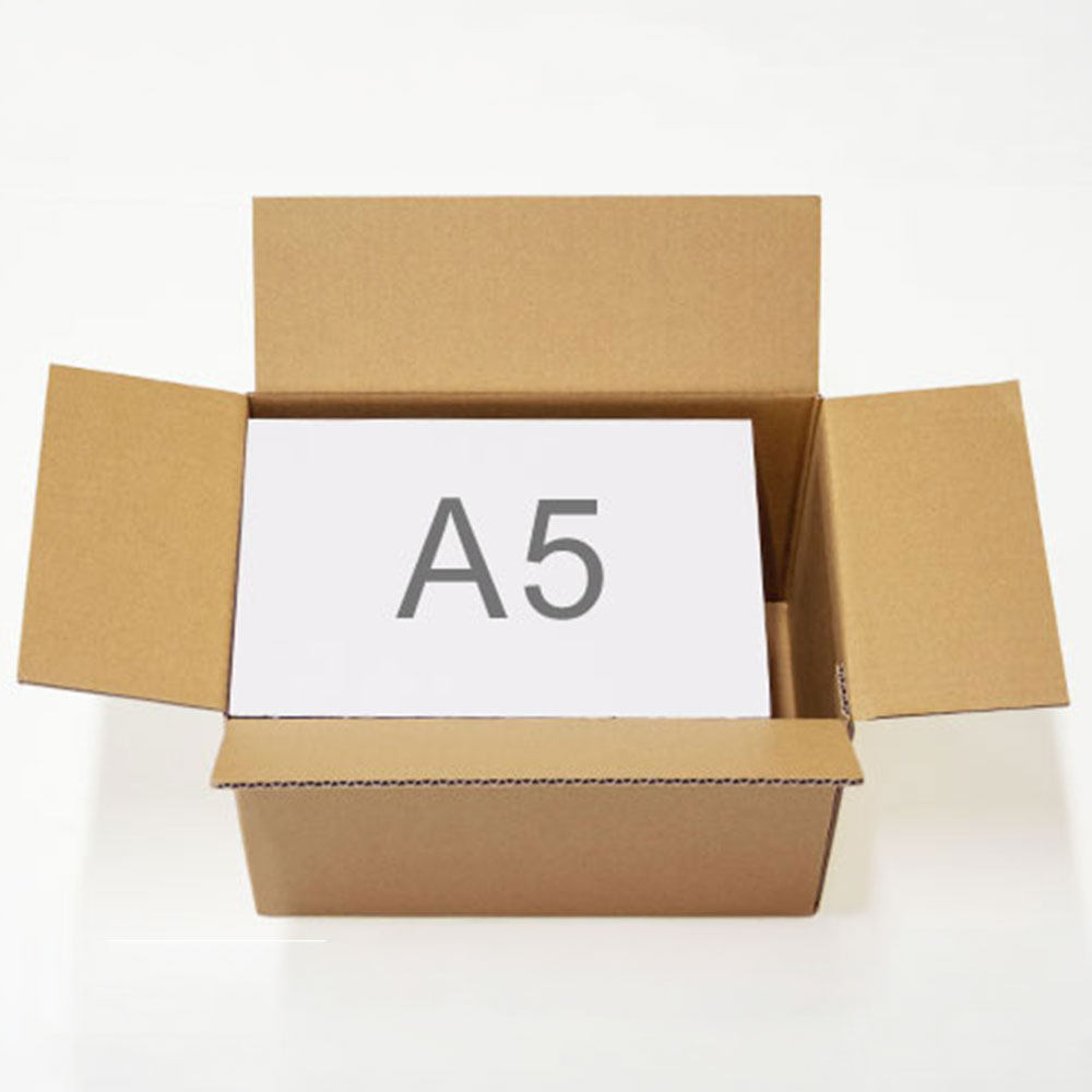 底面はA5用紙がすっきり収まるサイズです