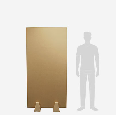 板ダンボール パーテーション スタンド付　 180×90cm